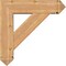 Ekena Millwork Traditional Arts and Crafts Smooth Bracket w/ Offset Brace, Western Red Cedar, 7 1/2"W x 28"D x 28"H BKT0806X28X28TRA03SWR - alternate 2